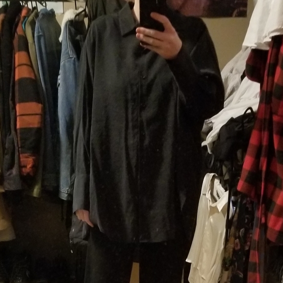 Zara dark gray button up skirt - Picture 2 of 6